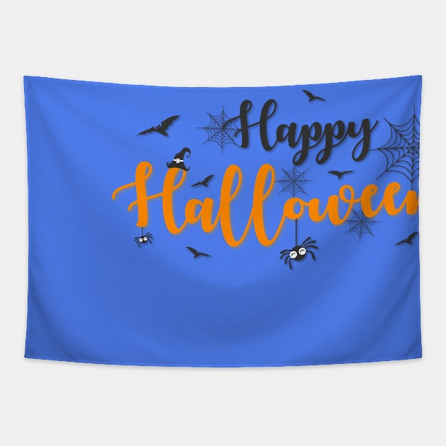 Cool Halloween Tapestry by Happy Art Designs