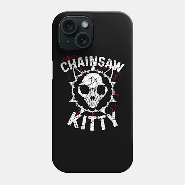 Arx Mortis ChainsawKitty Logo Phone Case by KHKproductions