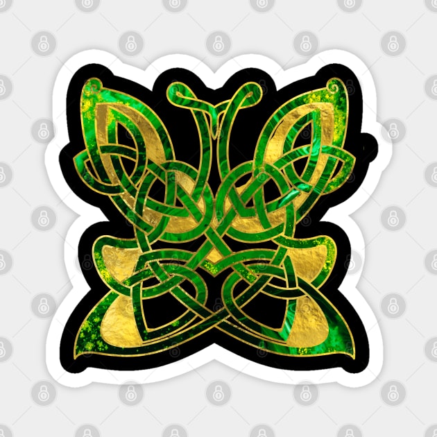 Celtic Butterfly Ornament Magnet by Nartissima