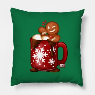 Gingerbread Cocoa Mug Pillow