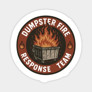 Dumpster-fire-response-TEAM Magnet