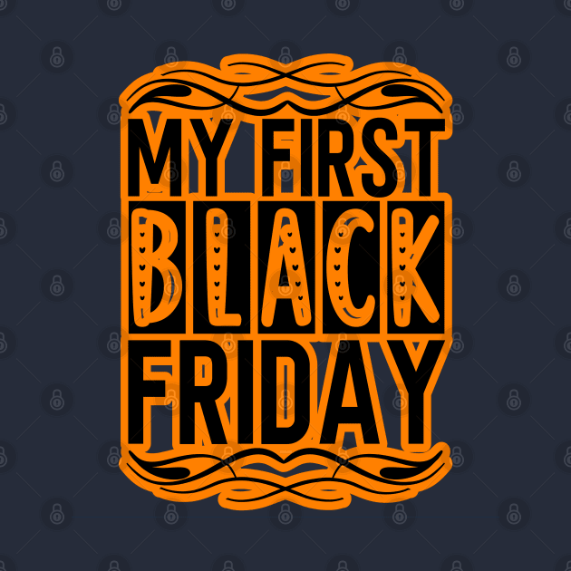 black friday, orange and black friday by Lebihanto