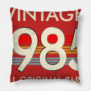 Vintage 1985 All Original Parts Pillow