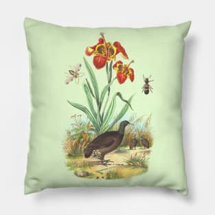 Wildlife Tropical Illustration Pillow