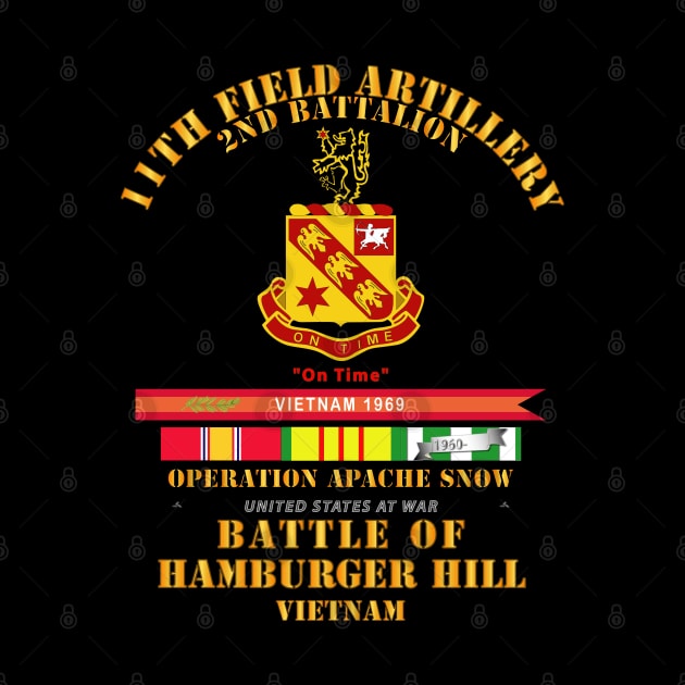 Hamburger Hill - C Btry - 2nd Bn 11th Artillery w VN SVC w PUC  VN Streamer 1969 by twix123844