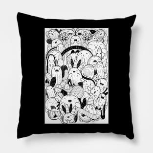 Cactus-Doodle Pillow