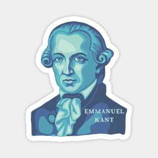 Emmanuel Kant Portrait and Quote Magnet