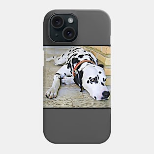 Dalmatian at Rest Phone Case