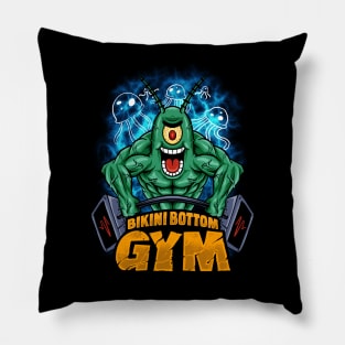 muscle evil Pillow