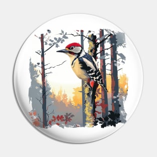 Woodpecker Pin