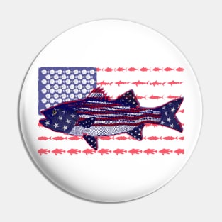 American Bass Pin