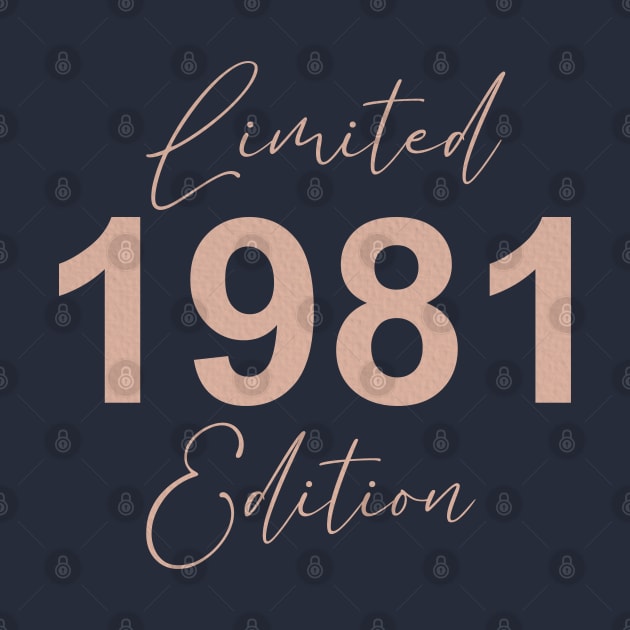 Limited 1981 Edition 40th Birthday Gift 2021 by Salt88