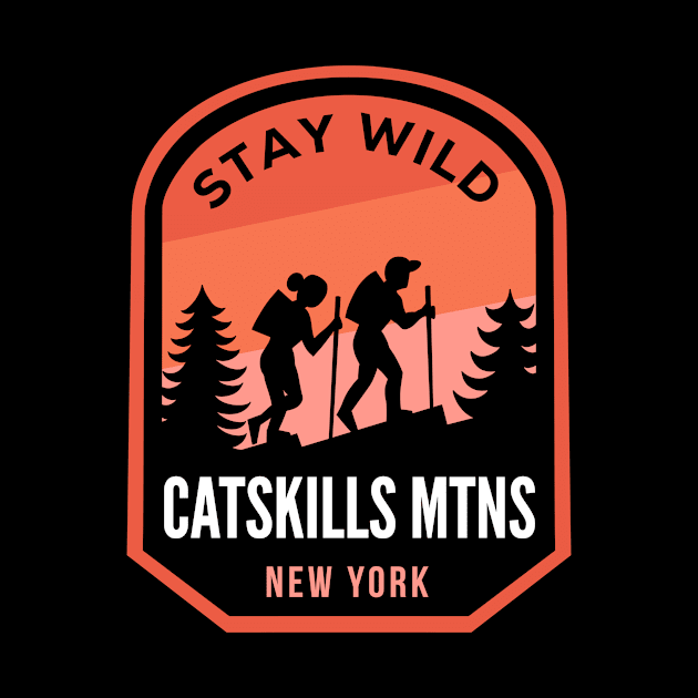 Catskills Mountains New York Hiking in Nature by HalpinDesign