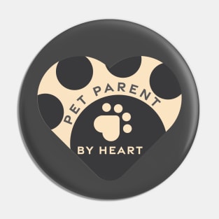 Pet Parent By Heart Pin