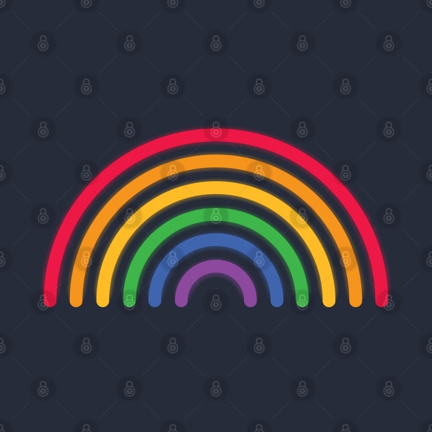 Rainbow neon pride Line by alterkiri
