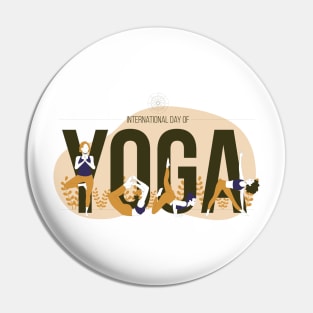 International Day of Yoga Pin