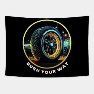 Sports Tire Tapestry