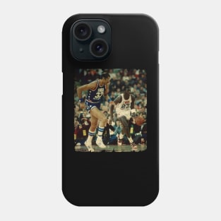 Kareem Abdul Jabbar vs Young Michael Jordan Phone Case