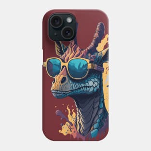 Cool Dinosaur  Giraffe Wearing Shades Phone Case