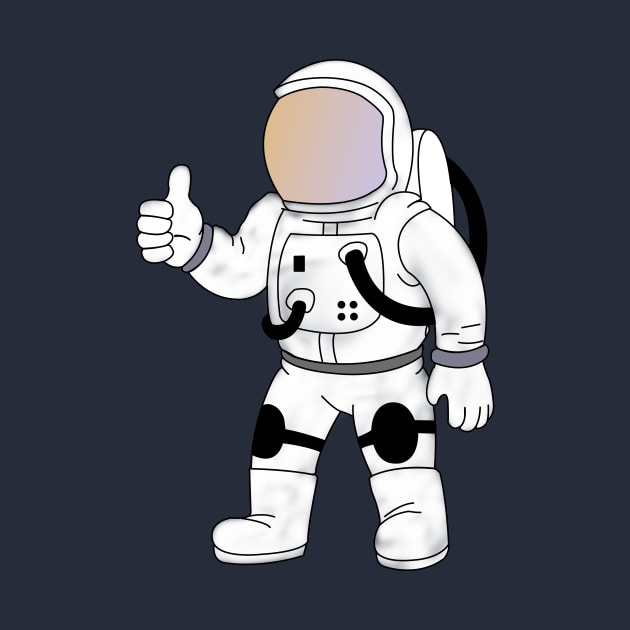 Astronaut Thumbs Up by ChrisWilson