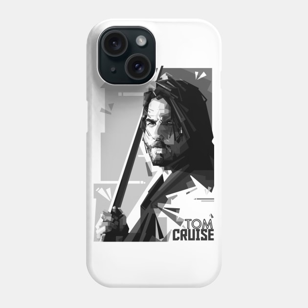 Tom Cruise Black and White Phone Case by dsatrio99