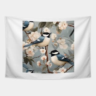 North American Birds - Chickadee Tapestry