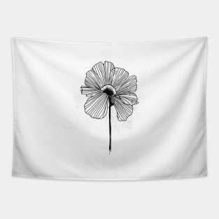 Dried Petals Floral Art Tapestry