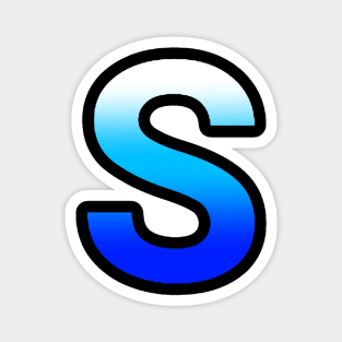 Blue Letter S Magnet