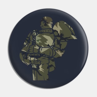 Knight Paladin (Camo): A Fantasy Design Pin