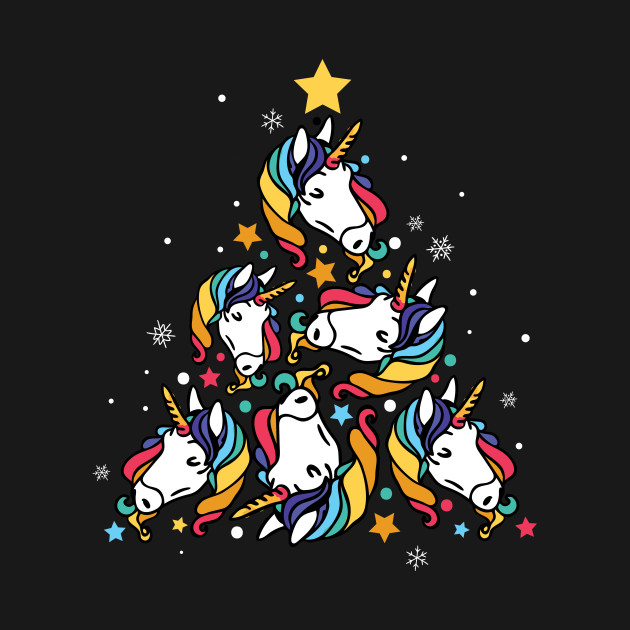 Unicorn Christmas Funny Christmas Gift - Unicorn Christmas - T-Shirt