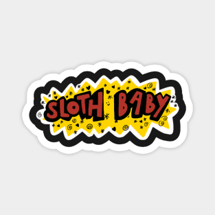 Sloth Baby Logo Magnet