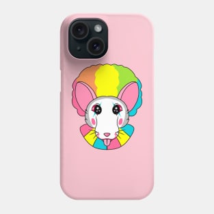 Clown Rat (Pastel Rainbow) Phone Case