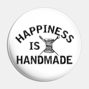 Knitter - Happiness is handmade Pin