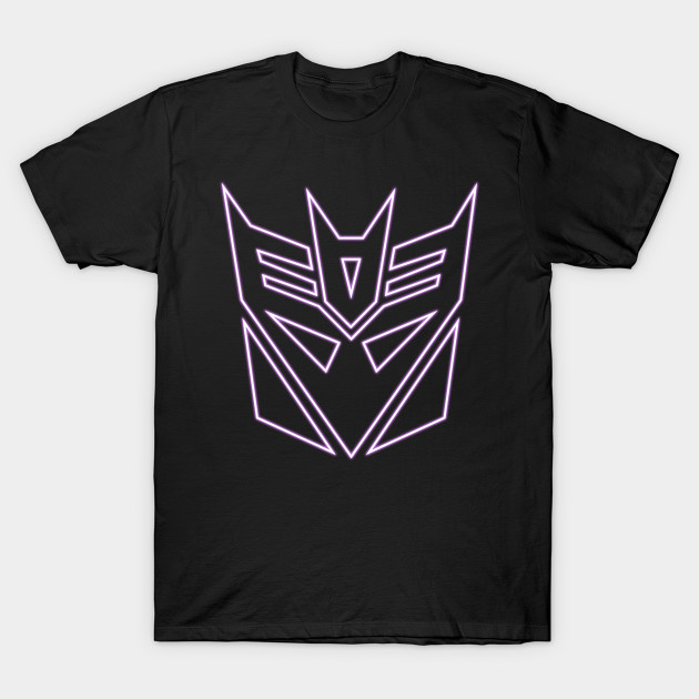 Decepticon Logo Glow Transformers T Shirt Teepublic decepticon logo glow transformers t shirt teepublic