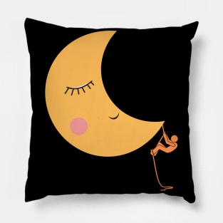 Moon Climbing Pillow