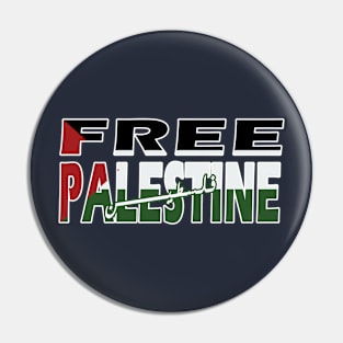 Free Palestine Pin