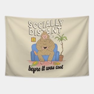 Socially Distant Bigfoot Tapestry