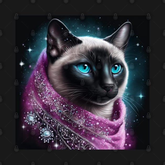 Graceful Siamese by Enchanted Reverie