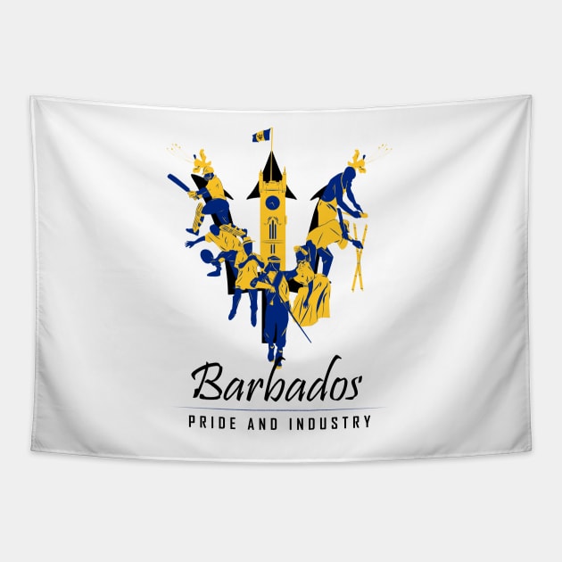 Barbados | Pride and Industry Tapestry by armaguard