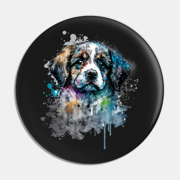 Puppy doggy dog Pin by Buff Geeks Art
