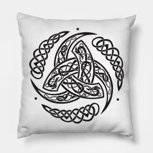 odin horns Pillow