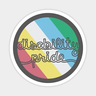 Disability pride circle Magnet