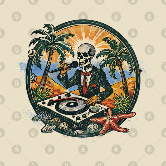 Desert Island Disk Jockey by Midcenturydave