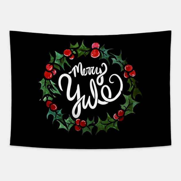 Merry Yule Tapestry by bubbsnugg