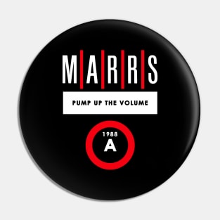 Marrs - pump up the volume 90s collector Pin