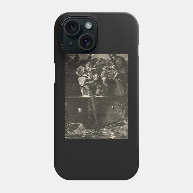 The Boston Tea Party December 16 1773 Phone Case by artfromthepast