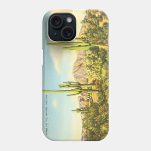 Phoenix, Arizona postcard Phone Case