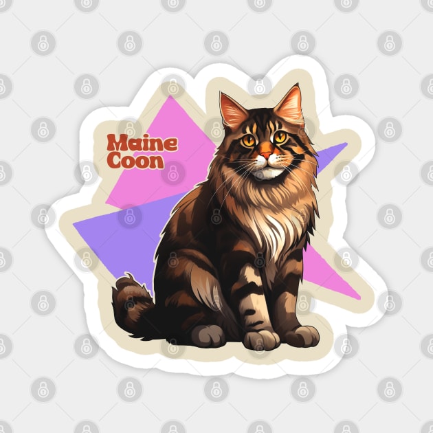 Maine Coon Cute Magnet by harwayan