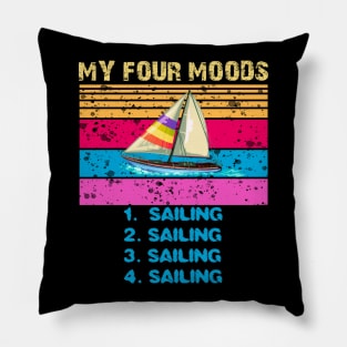 Funny Sailing Boat Pillow
