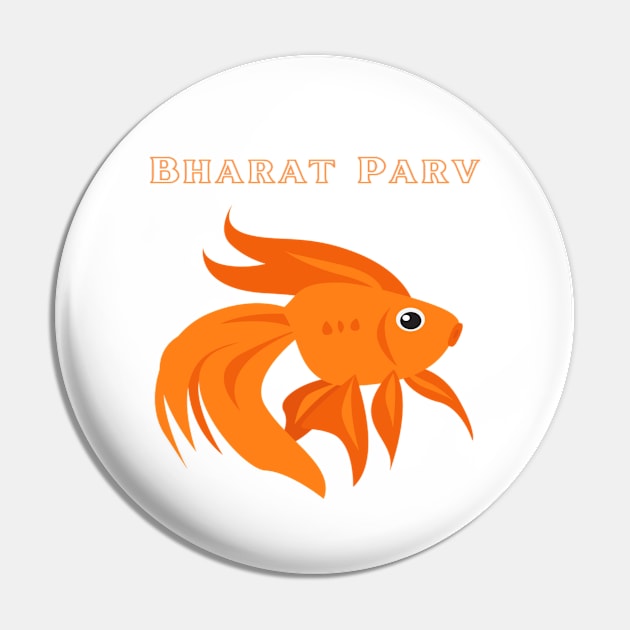 Bharat Parv - Fish Pin by Bharat Parv